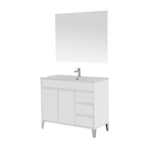 606003 Composizione bagno 100cm laccato bianco Mondo 2.0 FERIDRAS - immagine 1