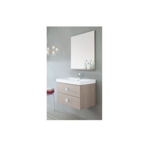 606059 Composizione bagno 75cm rovere chiaro Bravo75 FERIDRAS