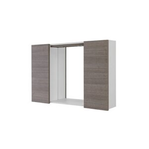 606107 Specchiera 2 ante 90x16x60,5 cm rovere scuro Mondo FERIDRAS