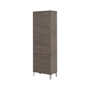 606113 Colonna doppia portasciugamani 60cm rovere scuro Mondo FERIDRAS - immagine 1