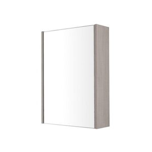 606207 Specchiera contenitore 1 anta rovere chiaro 50x16x70h cm FERIDRAS