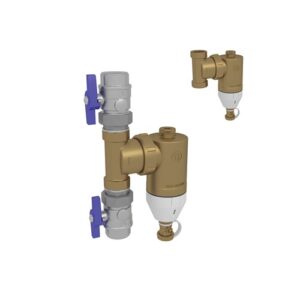 60DMC06-V05 Defangatore magnetico con scarico e valvole a sfera 3/4" TE-SA