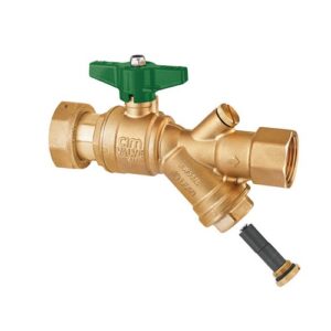 624CRNL5-2207 Valvola a sfera di non ritorno con dado e presa di pressione 1.1/2X2 CIMBERIO