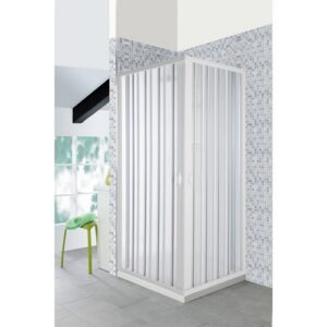 633005 Box doccia angolo estensibile in PVC L 70/80 x H 185 x P 90/100 Aurora FERIDRAS