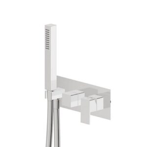 66469E.21.018 Gruppo doccia da incasso completo di doccetta e deviatore a 2 uscite NEWFORM - immagine 1