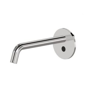 66709E.31.028 Parte esterna bocca di erogazione a parete per lavabo cromo spazzolato NEWFORM - immagine 1