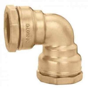 866020 DECA - Raccordo curvo, in ottone Ø 20 CALEFFI