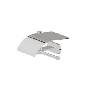 67224.31.028 Porta rotolo a muro cromo spazzolato NEWFORM