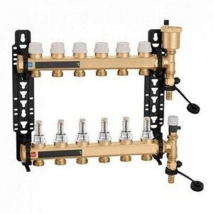 6646H1  Collettore premontato 1'' 8 derivazioni   CALEFFI - immagine 1