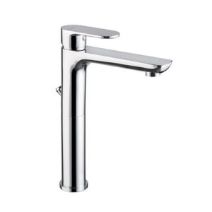 69313.21.018 Miscelatore monocomando versione alta, per lavabo da appoggio con scarico da 1”1/4 cromo NEWFORM
