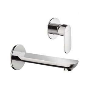 69328.21.018 Gruppo miscelatore monocomando a parete per lavabo completo di parte incasso, senza scarico cromo NEWFORM