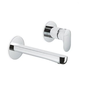 69428E.21.018 Parte esterna gruppo miscelatore monocomando a parete per lavabo senza scarico cromo NEWFORM - immagine 1
