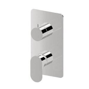 69473E.21.018 Parte esterna miscelatore monocomando ad incasso con deviatore meccanico a 2 uscite 1/2" cromo NEWFORM - immagine 1