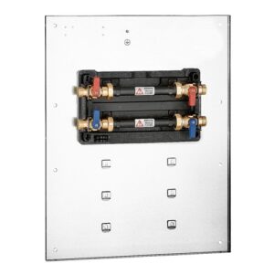 700000 003 Piastra per fissaggio a muro per moduli d’utenza 3/4" PLURIMOD® CALEFFI - immagine 1