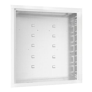 700024 Cassetta ad incasso con portello verniciato per interno 550x550mm 3 attacchi CALEFFI - immagine 1