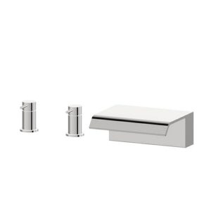 70032.21.018 Gruppo bordo vasca con getto a cascata cromo NEWFORM