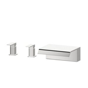 70033.21.018 Gruppo bordo vasca con getto a cascata cromo NEWFORM - immagine 1