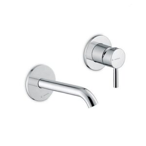 70828E.21.018 Parte esterna gruppo miscelatore monocomando a parete per lavabo senza scarico cromo NEWFORM