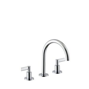 71000.21.018 Gruppo lavabo 3 fori senza scarico 1/2” bocca bassa cromo NEWFORM