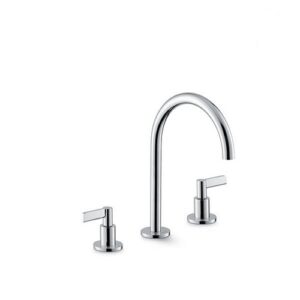 71001.21.018 Gruppo lavabo a 3 fori senza scarico 1/2” bocca media cromo NEWFORM