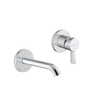 71028E.21.018 Parte esterna gruppo miscelatore monocomando a parete per lavabo senza scarico cromo NEWFORM