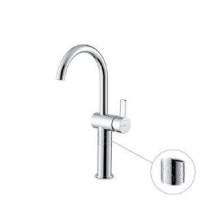 71115.21.018 Miscelatore monocomando versione alta lavabo da appoggio senza scarico cromo NEWFORM