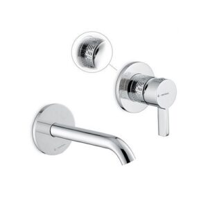 71128E.21.018 Parte esterna gruppo miscelatore monocomando a parete per lavabo senza scarico cromo NEWFORM