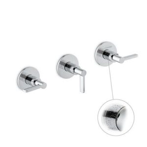 71172E.21.018 Parte esterna gruppo doccia incasso completo di deviatore a 2 uscite 1/2” cromo NEWFORM