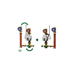725N-086-WP Gruppo di distribuzione termostatico DX/SX senza pompa 1-1/2"x 1" - WP TE-SA