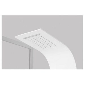 737001 Colonna doccia in alluminio bianca Alaska FERIDRAS - immagine 3