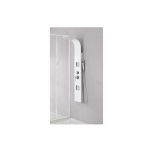 737001 Colonna doccia in alluminio bianca Alaska FERIDRAS - immagine 1