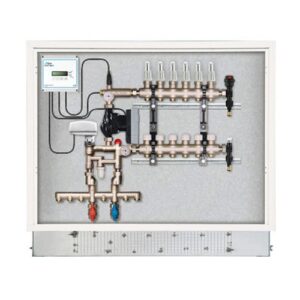 786.06.80 Centralina di distribuzione per circuiti a bassa ed alta temperatura con servomotore 7+7 RBM
