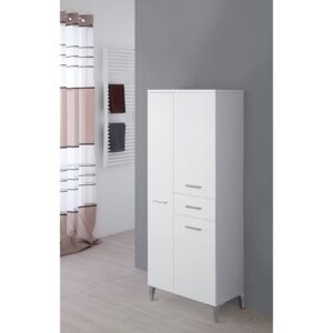 799006 Colonna doppia 60cm 3 ante 1 cassetto bianco Stella FERIDRAS - immagine 1
