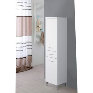 799009 Colonna singola 35cm 2 ante 1 cassetto bianco Stella FERIDRAS - immagine 1