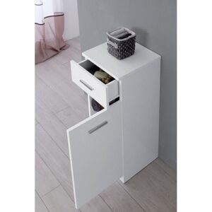 799011 Base colonna singola 1 ante 1 cassetto bianco Stella FERIDRAS - immagine 1