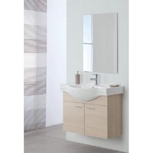 799046 Composizione bagno 82,5cm sospeso 2 ante larice Stella FERIDRAS - immagine 1