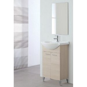 799047 Composizione bagno 55 cm 2 ante larice Stella FERIDRAS - immagine 1