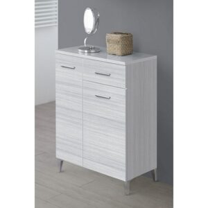 799090 Base 2 ante e 1 cassetto grigio L 60 x H 83,5 x P 34 Stella FERIDRAS - immagine 1