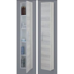 799101 Pensile in nobilitato melaminico L 24 x H 150 x P 15 grigio Stella FERIDRAS - immagine 1