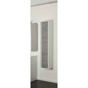 801018 Pensile 1 anta bianco-cemento L 30 x H 150 x P 24 Fabula FERIDRAS - immagine 1