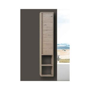 801021 Pensile 1 anta e vano rovere L 30 x H 150 x P 24 Shelf FERIDRAS - immagine 1
