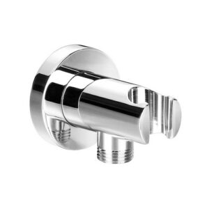 802 ATTACCO ACQUA TONDO PER DOCCIA 60 X 70 MM. OTTONE VSA