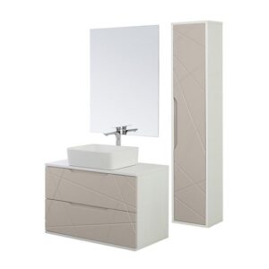 807003 Composizione bagno sospeso 90cm Furore tortora FERIDRAS