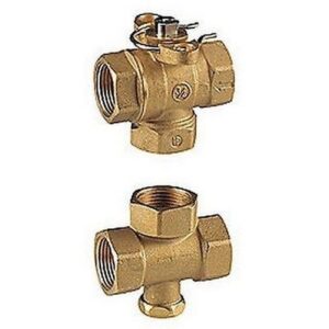 R279 Valvole a sfera tre vie con attacchi F-F R279Y004 3/4" GIACOMINI - immagine 1