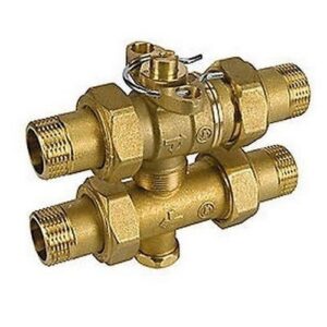 R278 Valvola a sfera tre vie attacchi M-M bocchettoni R278Y005 1" GIACOMINI - immagine 1