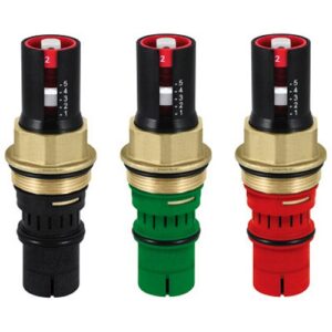 845.40.25 Cartuccia per stabilizzatore automatico di portata rossa quadro bianco RBM