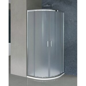 892135 Box doccia semicircolare per piatto 80x80x185cm stampato c linea Ego 2.0 FERIDRAS