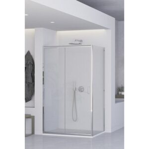 892603 Box doccia 100x70x195 profilo cromo vetro 5mm trasparente T-special FERIDRAS - immagine 1