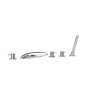 90.80.207 CANADIAN MISCELATORE VASCA/DOCCIA A 4 FORI A BORDO VASCA OTTONE VSA - immagine 1