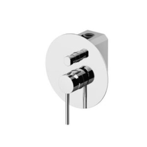 9033-90C0.CH Miscelatore incasso 2 vie con deviatore manuale CIRCLE ONE GATTONI - immagine 1